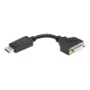 EATON Tripp Lite Series DisplayPort to DVI-I Adapter Cable (M/F), 6 in. (15.2 cm)