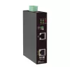 Eaton Tripp Lite Series tööstuslik Gigabit PoE++ injektor, 60W, 802.3bt, Midspan, -40°C kuni 75°C, IP30, kahekordne 24-57VDC, DIN-liip, 1-port, must