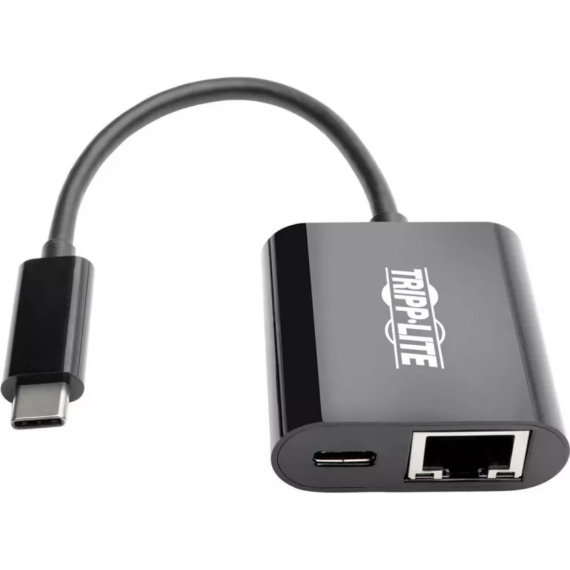 Eaton Tripp Lite U436-06N-GB-C USB-C Gigabit Etherneti adapter USB-C PD laadimisega - Thunderbolt 3 - must