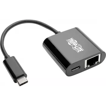 Eaton Tripp Lite U436-06N-GB-C USB-C Gigabit Etherneti adapter USB-C PD laadimisega - Thunderbolt 3 - must