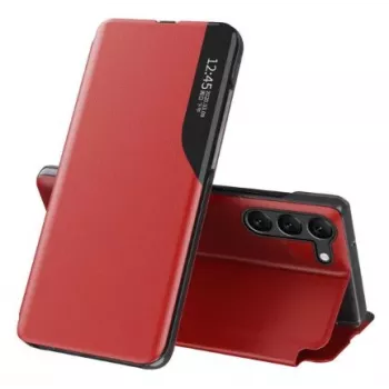 Eco Samsung Galaxy S23+ koos Flip Stand Leather View Case Red