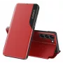 Eco Samsung Galaxy S23+ koos Flip Stand Leather View Case Red