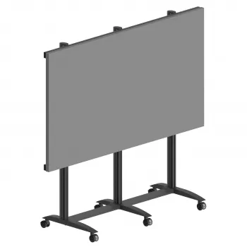 EDBAK TRV400.006 mobiilne alus Samsungi 130-tollisele IAC LED-ekraanile, 200 kg, must