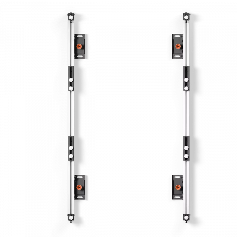EDBAK ULS3337 Universaalne LED-süsteem 3 kapi jaoks 600 x 337.5 mm | Must