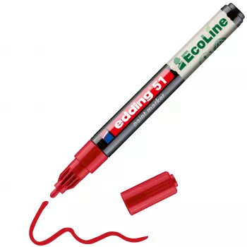 Edding 51 EcoLine värvimarker punane 1-2 mm 4-51-002