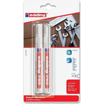 Edding 750 valge värvimarker - 2 mm ümar ots 4-750-2-3049