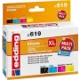 Edding EDD-619 ühilduv suure mahutavusega tindikassettide komplekt - must, tsüaan, magenta, kollane (4-pakk, Epson 603XL ekvivalent) 18-619
