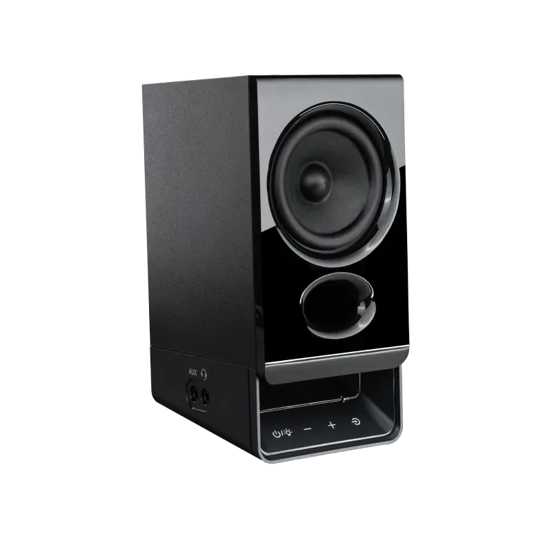 Edifier R20BT Compact Bluetooth 2.0 Speakers with Ambient Light, Black