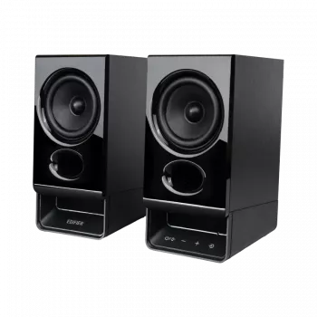 Edifier R20BT Compact Bluetooth 2.0 Speakers with Ambient Light, Black