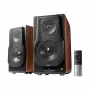 Edifier S3000MKII Premium Wireless 2.0 Bookshelf Speakers, Brown