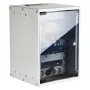 EFB 10-tolline seinakapp 9U 300mm sügavus helehall (RAL 7035) turvaklaasuksega