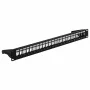 EFB 19 inch 1U Patch-paneel, 24-port, metall, kokkupandav, must RAL9005