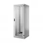EFB 19-tolline võrgukapp komplekt PRO 42U, 800x1000 mm, RAL7035, 4-ventilaatoriga katuseseade, toiteplokk + sokkel