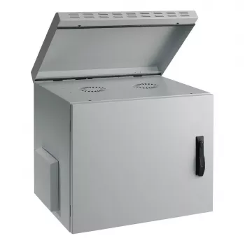 EFB 19-tolline seinakinnitusega kapp IP55 12U klaasuksega sügavus 600 mm RAL7035