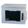 EFB 19-tolline seinakinnitusega kapp IP55 12U klaasuksega sügavus 600 mm RAL7035