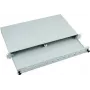 EFB 24-porti SC Duplex rack-kinnituse splice-box väljatõmmatava esiosaga, helehall RAL 7035, 1U (53600.3)