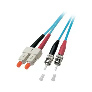 EFB Duplex kiudoptiline patch-kaabel SC-ST OM3 50/125µm LSZH Aqua 5m
