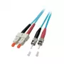 EFB Duplex kiudoptiline patch-kaabel SC-ST OM3 50/125µm LSZH Aqua 5m