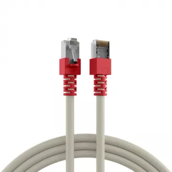 EFB ECOLAN Cat.5e SF/UTP ristkaabel, RJ45, CCA, PVC, hall, 0,5m