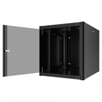EFB Elektronik 19 tolli seinakinnitusega korpus 16HE, sügavus 800 mm, eelmonteeritud, RAL 9005