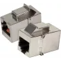 EFB Elektronik 37508.1V2 RJ45 Keystone adapter, roostevaba teras, IP68, Cat.6, varjestatud, paneelipaigaldus