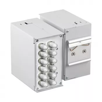 EFB ELEKTRONIK 53705.4V2B2 DIN-siini esipaneel tühi 1,7mm 12x SC-Simplex / LC-Duplex / E2000