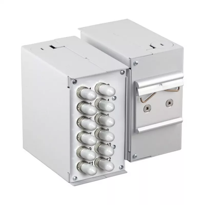 EFB ELEKTRONIK 53705.4V2B2 DIN-siini esipaneel tühi 1,7mm 12x SC-Simplex / LC-Duplex / E2000