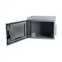 EFB Elektronik 691707IP55.2G - 19 inch 7U IP55 seinakapp, hall (RAL 7035), 600x600x400 mm, 100 kg koormus