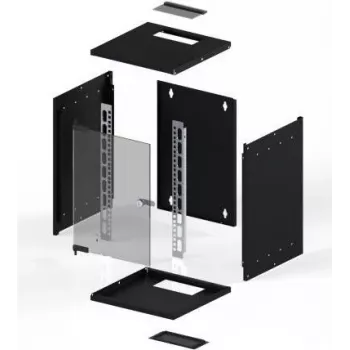 EFB-Elektronik BASIC 19-tolline paigaldussiini komplekt 15U - 2 tk (WGB-PRO15)
