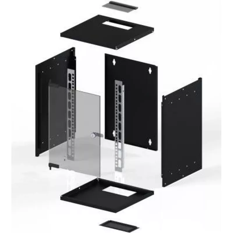 EFB-Elektronik BASIC 19-tolline paigaldussiini komplekt 15U - 2 tk (WGB-PRO15)