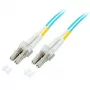 EFB-Elektronik ECOFIBER Duplex Jumper LC-LC 50/125µm OM3 LSZH Aqua 2.0mm 2m