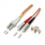EFB-Elektronik ECOFIBER Duplex Jumper LC-SC 50/125 µm OM2 LSZH Orange 2.0 mm 3 m
