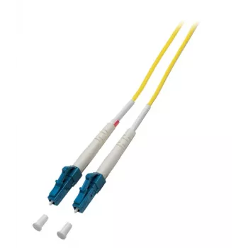 EFB-Elektronik ECOFIBER Simplex LC-LC Single-Mode Fiber Optic Patch Cable, G.657.A2, 0,5m, 2,0mm, Yellow, 9/125µm