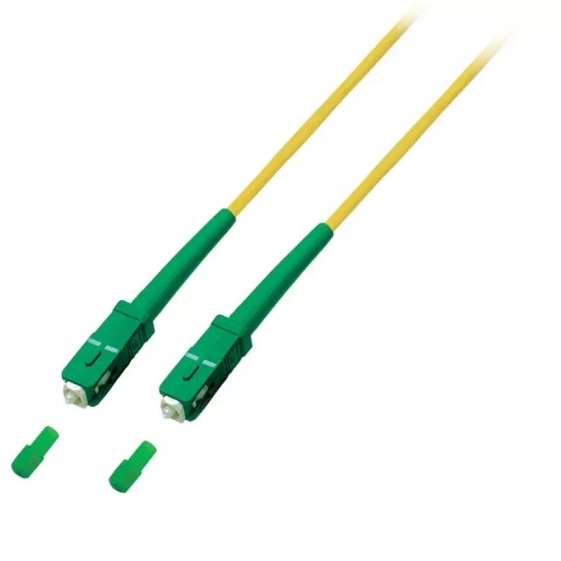 EFB Elektronik Network Cable SC/APC Single Mode (M) 2m Duplex OS2 LSZH Yellow