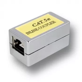 EFB-Elektronik RJ45 emane-emale CAT 5e varjestatud võrguühendus, hall 37529,1