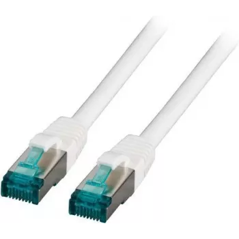 EFB-Elektronik RJ45 Patch-kaabel Cat.6A S/FTP LSZH Valge 0,5m