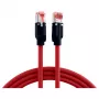 EFB ELEKTRONIK RJ45 Patch-kaabel Cat.6A S/FTP PUR Draka UC900 TM21 Punane 0,25m