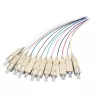 EFB Elektronik SC ühemoodiline fiiberoptiline patch-kaabel, dupleks 9/125µm, 1m, LSZH, kollane