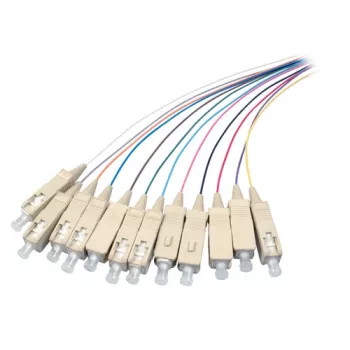EFB Elektronik SC ühemoodiline fiiberoptiline patch-kaabel, dupleks 9/125µm, 1m, LSZH, kollane