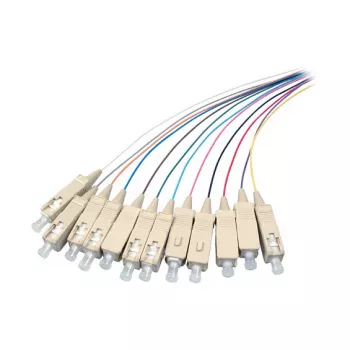 EFB Elektronik SC ühemoodiline fiiberoptiline patch-kaabel, dupleks 9/125µm, 1m, LSZH, kollane