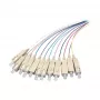 EFB Elektronik SC ühemoodiline fiiberoptiline patch-kaabel, dupleks 9/125µm, 1m, LSZH, kollane