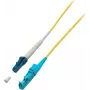 EFB-Elektronik Simplex fiiberoptiline ühenduskaabel E2000 APC - LC UPC OS2 3m kollane LSZH 9/125µm O0863.3