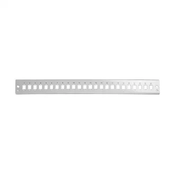 EFB Elektronik VSB-FP-12SC-S 12-Port Fiber Optic Front Panel Grey
