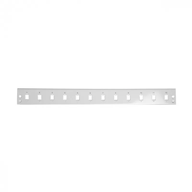 EFB Elektronik VSB-FP-12SC-S 12-Port Fiber Optic Front Panel Grey