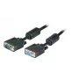 EFB SVGA/HDTV pikenduskaabel, 2x HD-SUB15, isane emasele, must, 1,8 m K5327SW.1,8V2