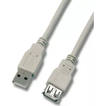 EFB USB 2.0 pikenduskaabel 1,8 m suure kiirusega Type A isane emasele must K5248.1,8