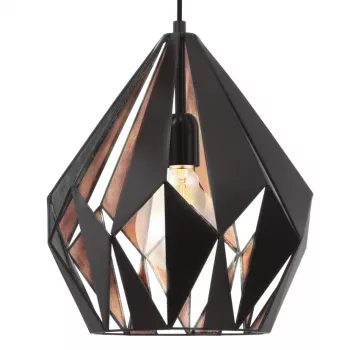 Eglo Carlton 1 Ripatslamp Vask E27 Vintage Tööstuslik Teras 310mm