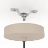 EGLO ROMAZZINA Ripatslamp, 1 x E27, Beež kangast varjund, teras, IP20, hämardatav, max 60W