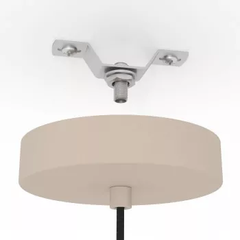 EGLO ROMAZZINA Ripatslamp, 1 x E27, Beež kangast varjund, teras, IP20, hämardatav, max 60W