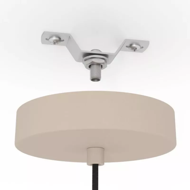 EGLO ROMAZZINA Ripatslamp, 1 x E27, Beež kangast varjund, teras, IP20, hämardatav, max 60W